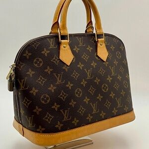 Authentic LOUIS VUITTON Alma Monogram Handbag